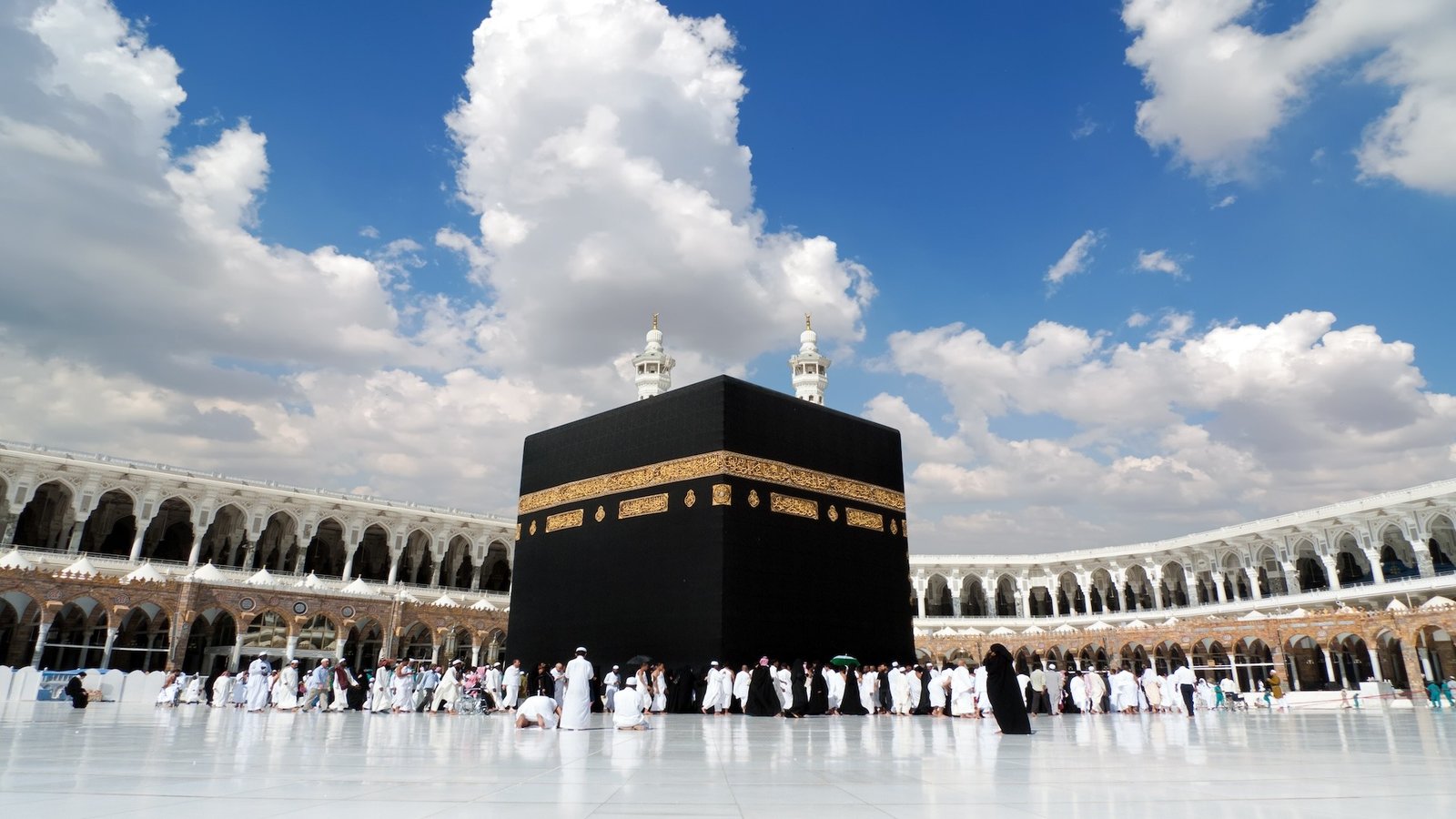 Kaaba in Masjid Al Haram in Mecca Saudi Arabia